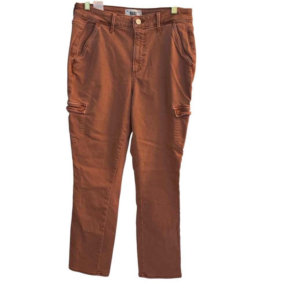 Paige Jeans Women's 28‎ Rouge Jolie Cargo Pockets Denim Stretch